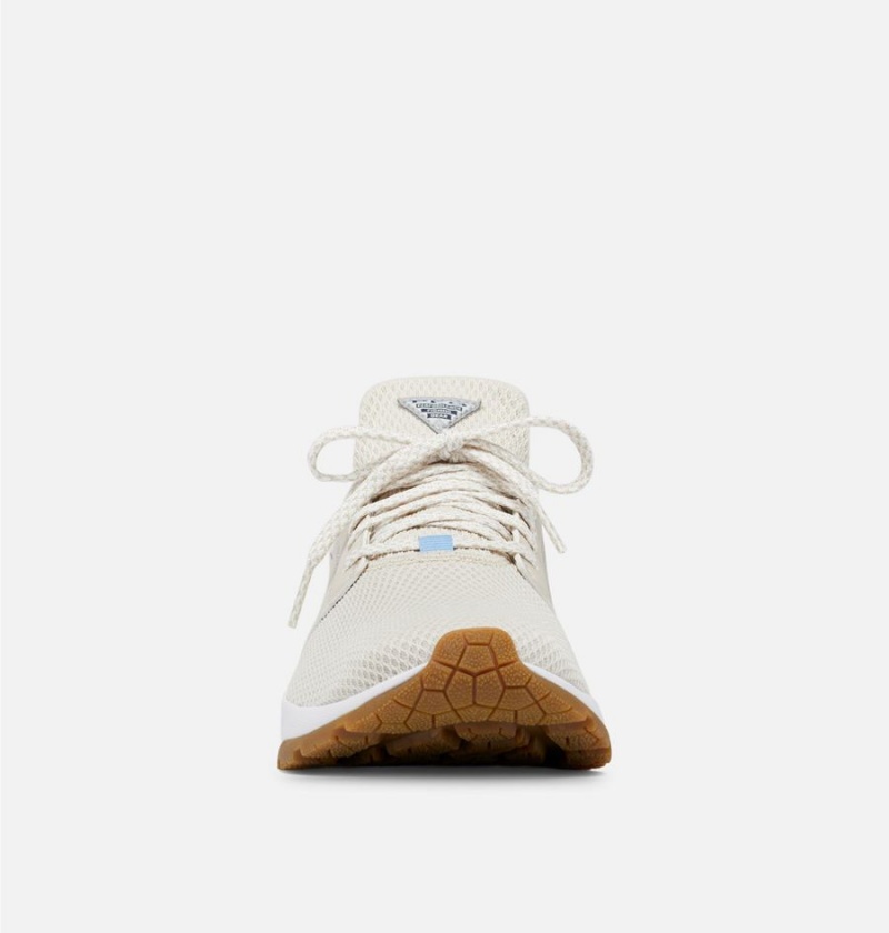 White Women's Columbia PFG Tamiami Sneakers | TZIDM-1905