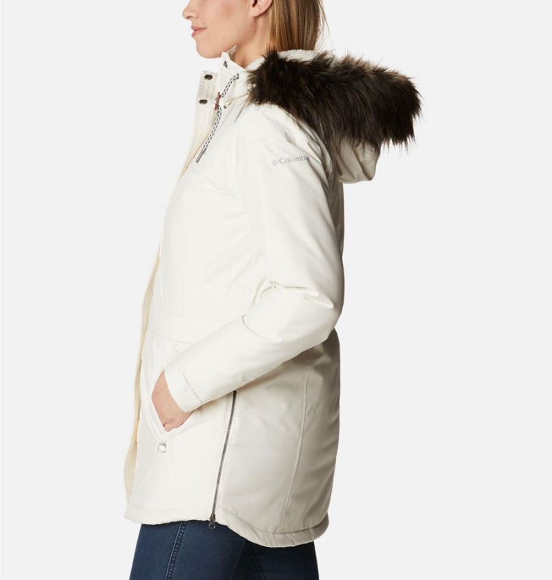 White Women's Columbia Payton Pass Insulated Coats | ROCVF-0285