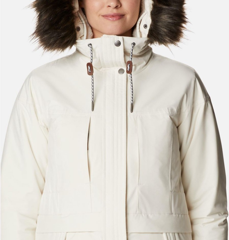 White Women's Columbia Payton Pass Insulated Coats | ROCVF-0285