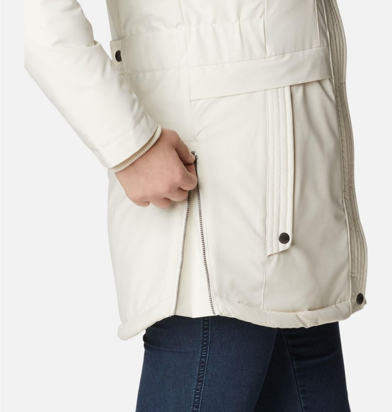 White Women's Columbia Payton Pass Insulated Coats | ROCVF-0285