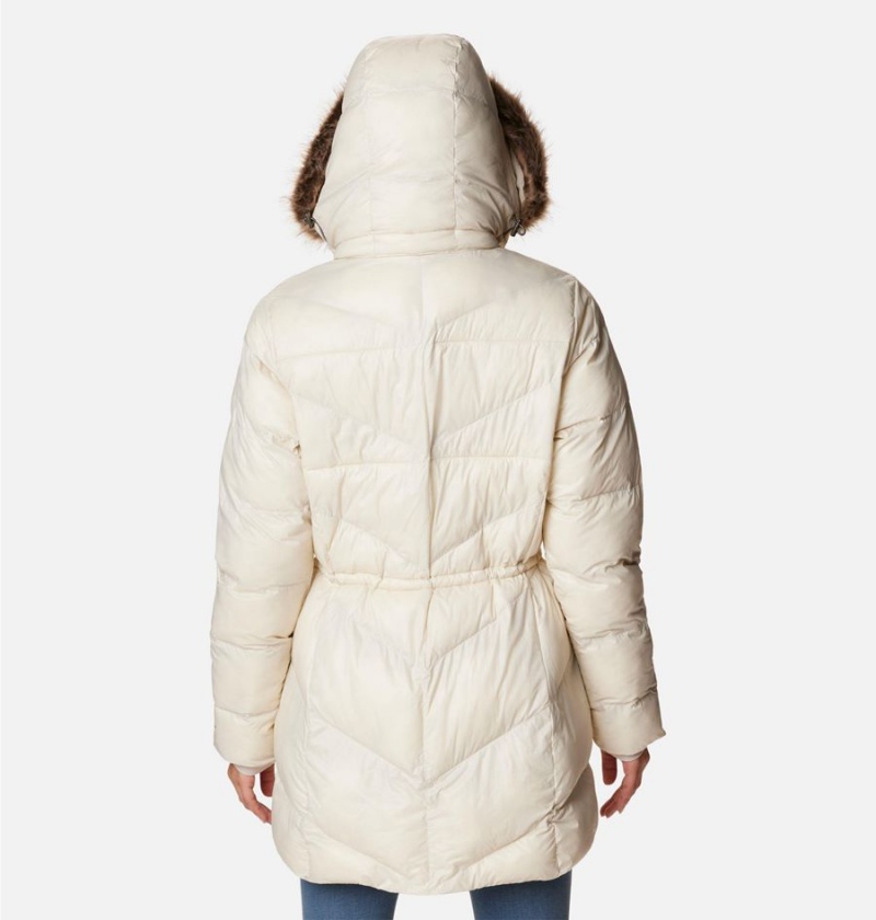 White Women's Columbia Peak to Park Mid Insulated Puffer Jacket | DUAPW-7320