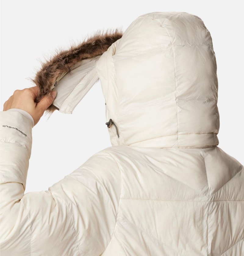 White Women's Columbia Peak to Park Mid Insulated Puffer Jacket | DUAPW-7320