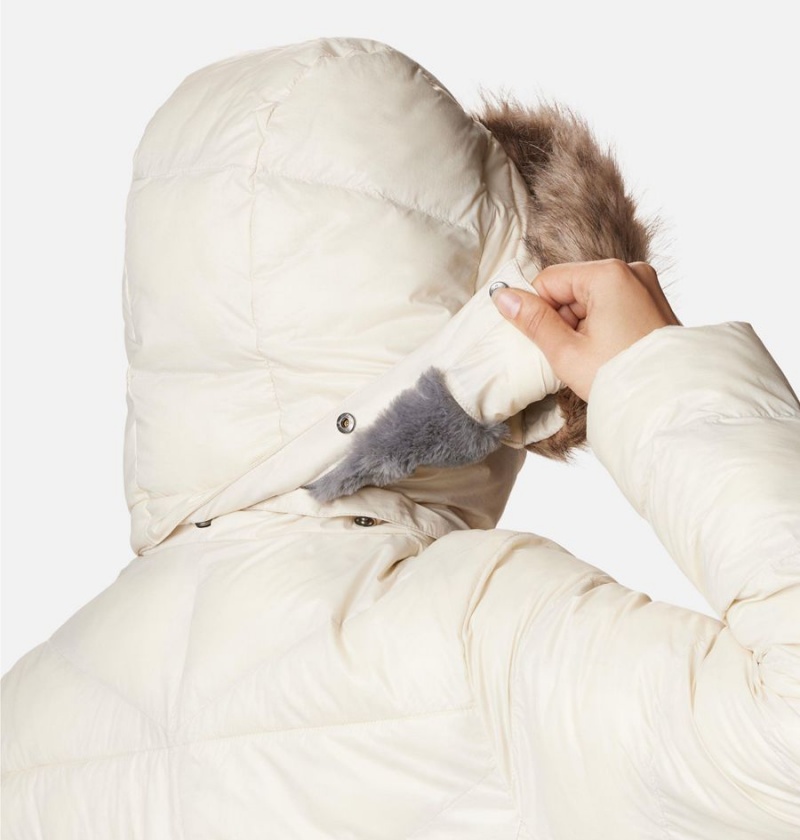 White Women's Columbia Peak to Park Mid Insulated Puffer Jacket | DUAPW-7320