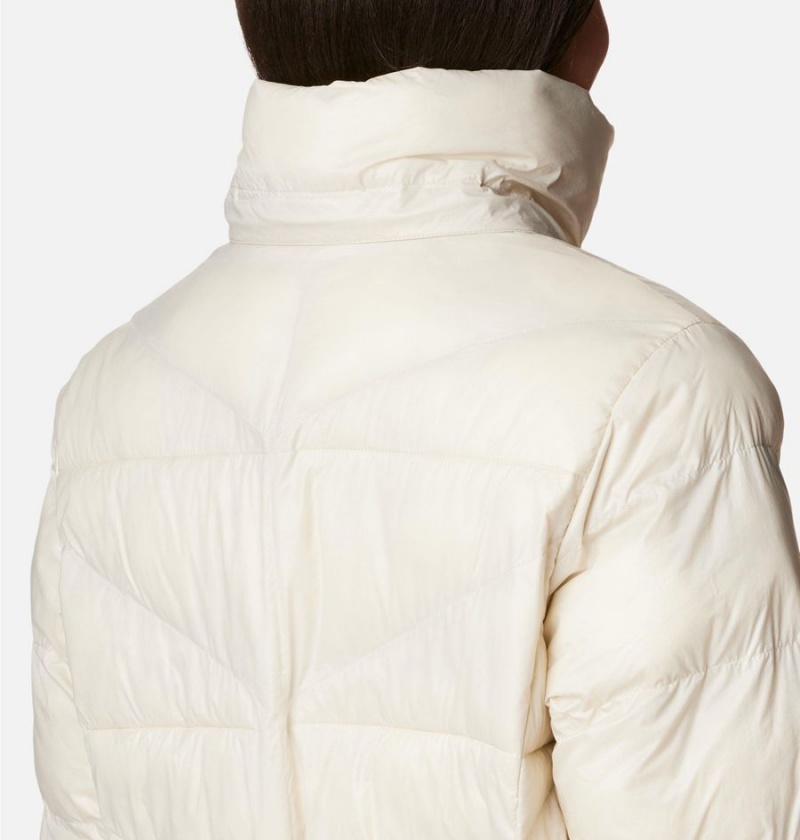 White Women's Columbia Peak to Park Mid Insulated Puffer Jacket | DUAPW-7320