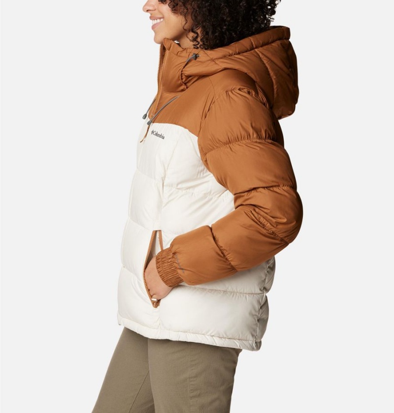 White Women's Columbia Pike Lake II Insulated Puffer Jacket | DINZF-8423