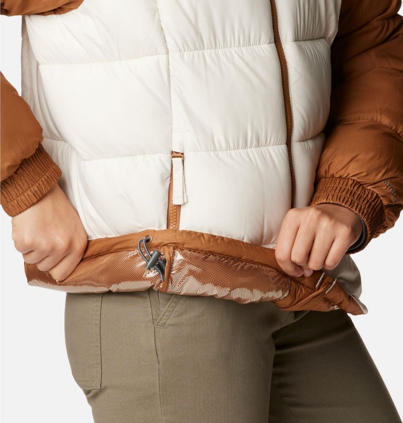 White Women's Columbia Pike Lake II Insulated Puffer Jacket | DINZF-8423