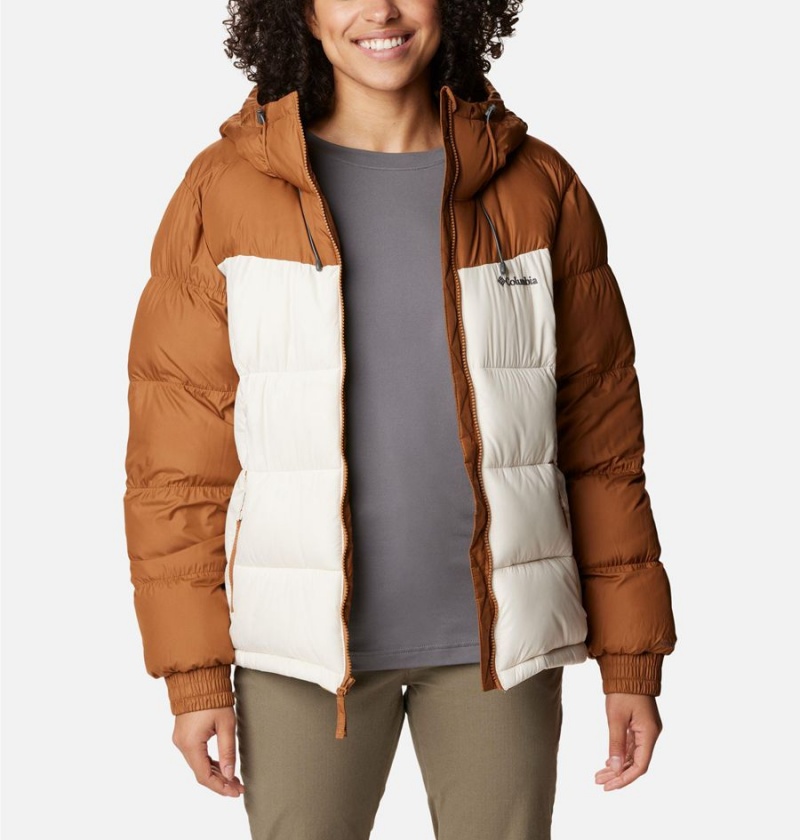 White Women's Columbia Pike Lake II Insulated Puffer Jacket | DINZF-8423