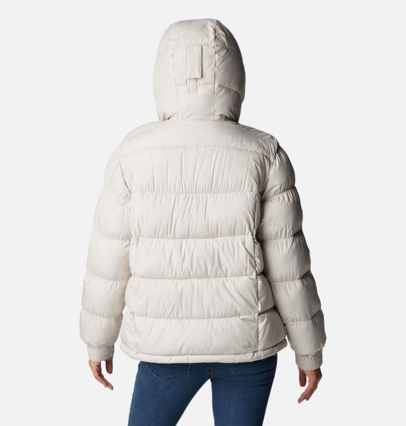 White Women's Columbia Pike Lake II Insulated Puffer Jacket | KGOWI-7931