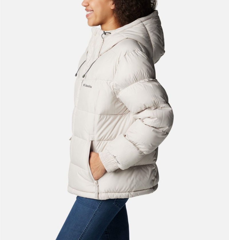 White Women's Columbia Pike Lake II Insulated Puffer Jacket | KGOWI-7931