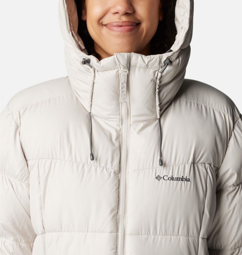 White Women's Columbia Pike Lake II Insulated Puffer Jacket | KGOWI-7931