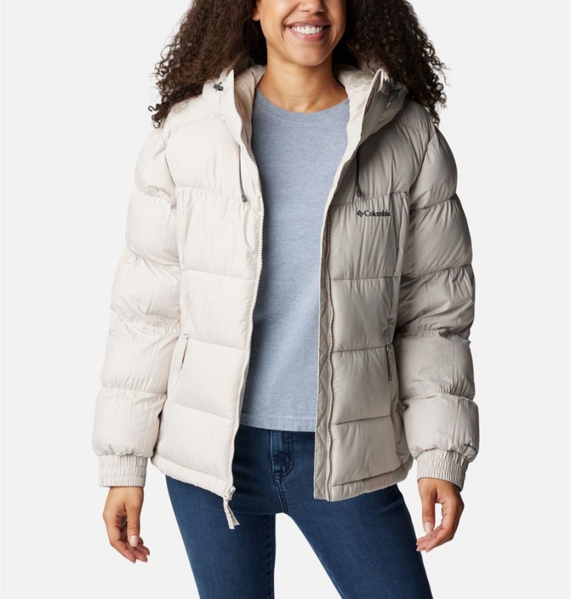 White Women's Columbia Pike Lake II Insulated Puffer Jacket | KGOWI-7931