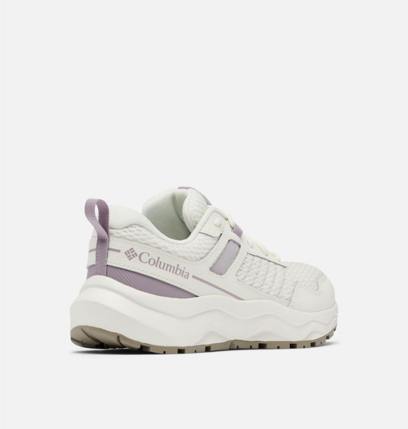 White Women's Columbia Plateau Sneakers | RPXAG-6457