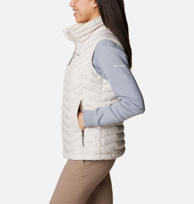 White Women's Columbia Powder Lite Vest | QIDPS-1972