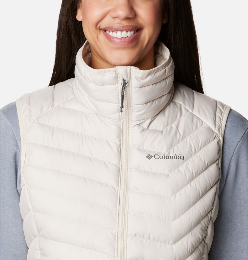 White Women's Columbia Powder Lite Vest | QIDPS-1972