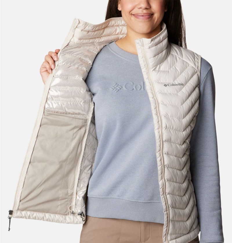 White Women's Columbia Powder Lite Vest | QIDPS-1972