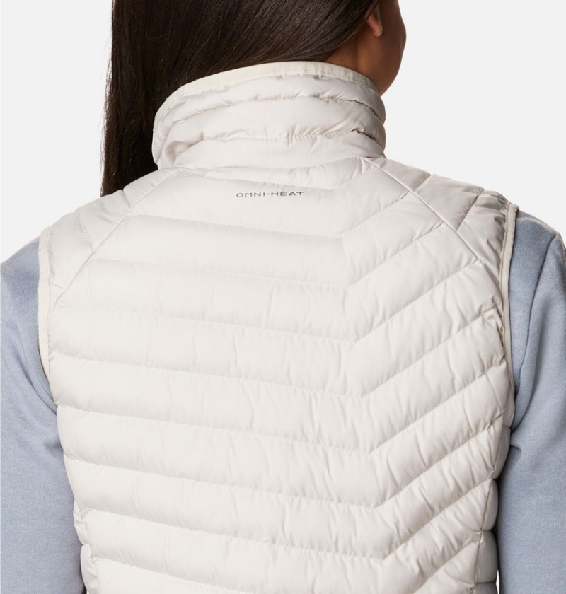 White Women's Columbia Powder Lite Vest | QIDPS-1972