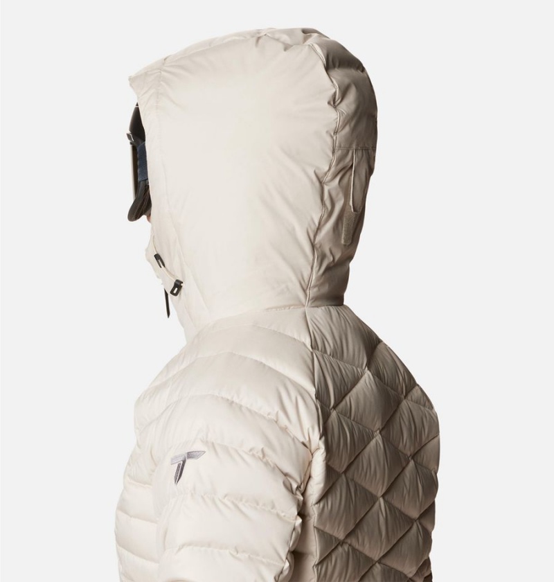 White Women's Columbia Roaring Fork Puffer Jacket | XEALS-8507