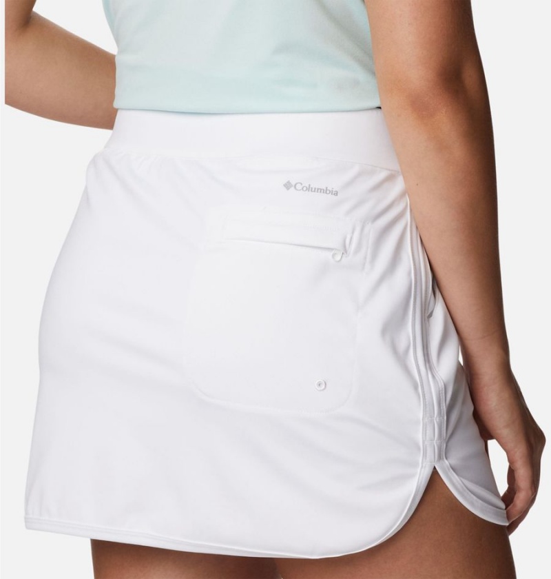 White Women's Columbia Sandy Creek Stretch Skirts | LOXIF-1832