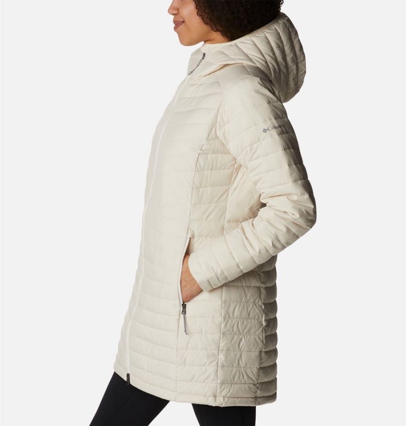 White Women's Columbia Slope Edge Mid Coats | QHOEY-6381