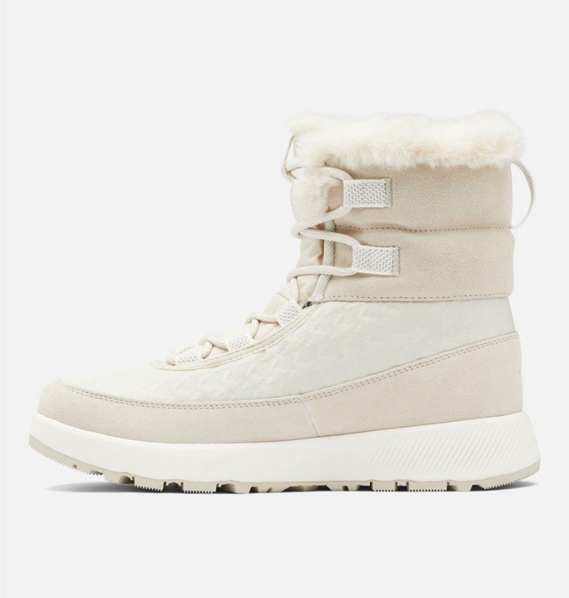 White Women's Columbia Slopeside Peak Luxe Boots | TECQJ-3968