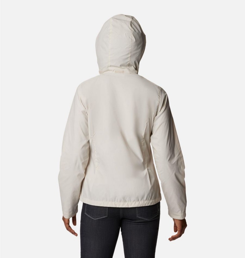 White Women's Columbia Switchback III Rain Jacket | WNEVC-2569