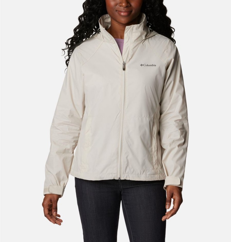 White Women\'s Columbia Switchback III Rain Jacket | WNEVC-2569