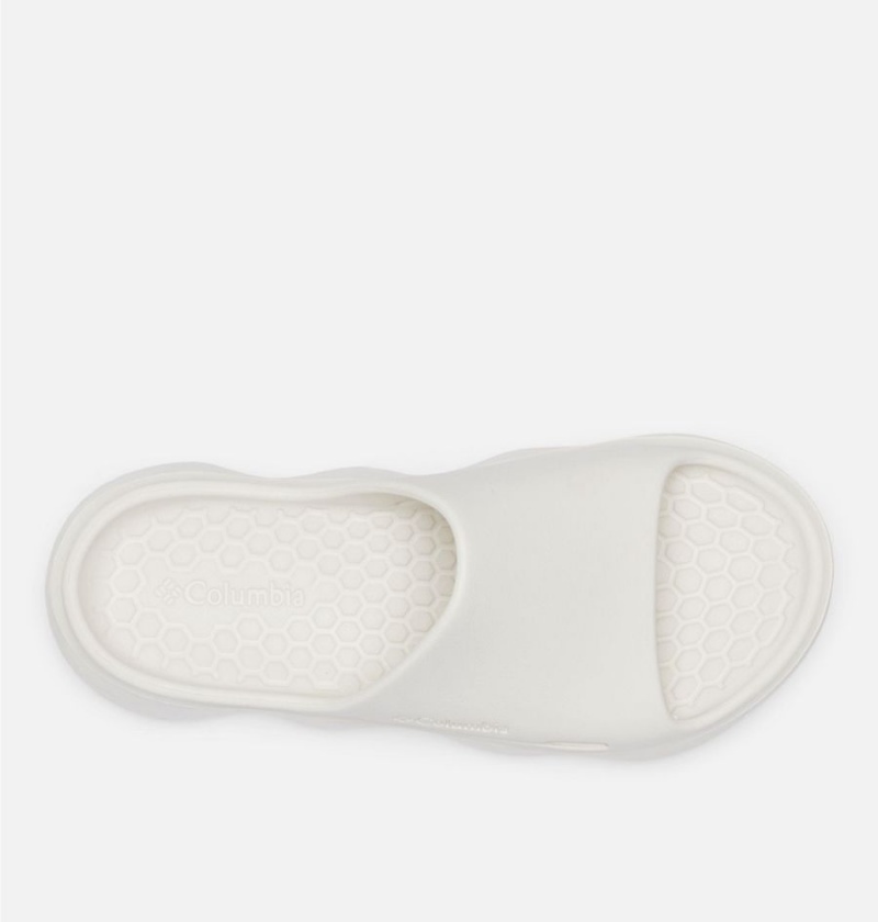 White Women's Columbia Thrive Revive Slide Sandals | FCGKI-1457