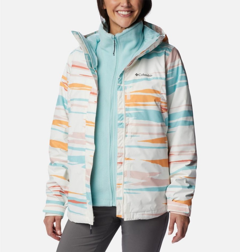 White Women\'s Columbia Tunnel Falls II Interchange 3 In 1 Jackets | EXIHP-6594