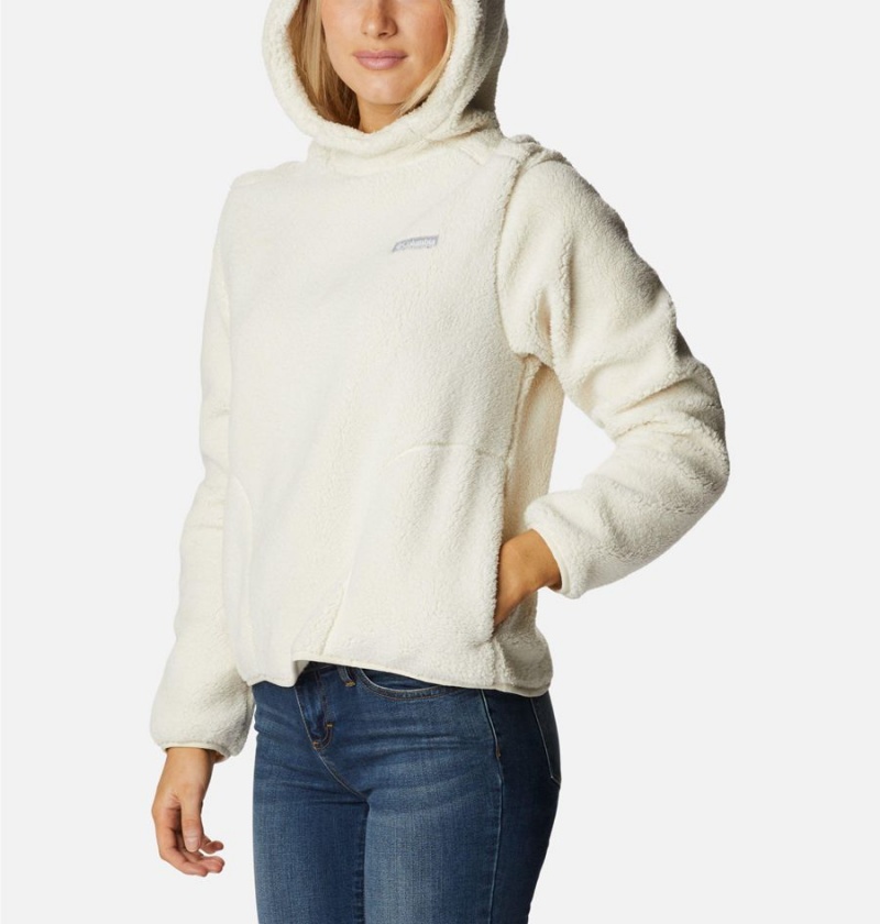 White Women's Columbia West Bend Hoodie | KRVST-1539