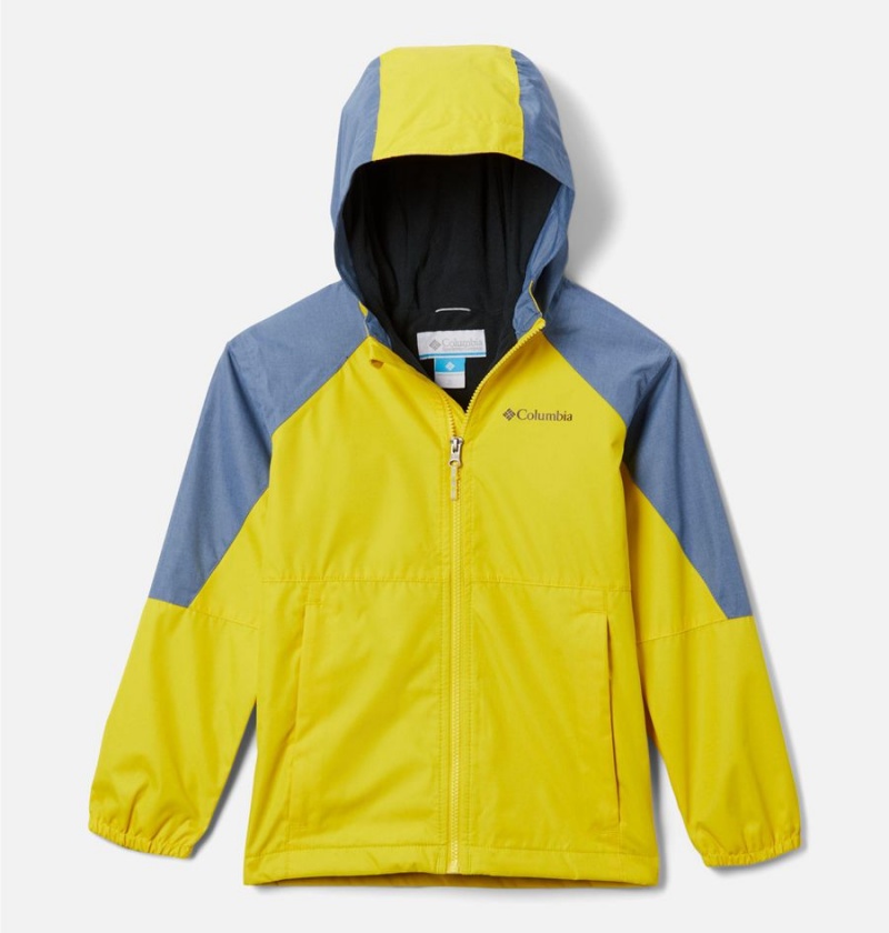 Yellow Kids\' Columbia Endless Explorer Jacket | GBSDL-2894