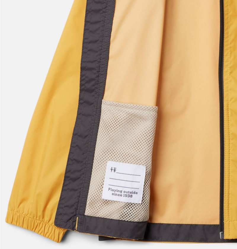 Yellow Kids' Columbia Glennaker Jacket | OPLUF-9267