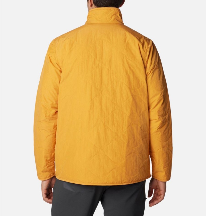 Yellow Men's Columbia Birchwood Insulated Puffer Jacket | XTJIA-3096