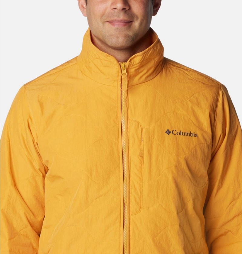 Yellow Men's Columbia Birchwood Insulated Puffer Jacket | XTJIA-3096