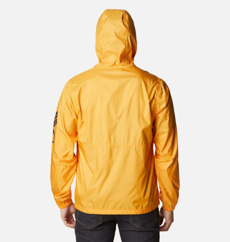 Yellow Men's Columbia Carbon Hill Packable Windbreaker | CWJRV-5489