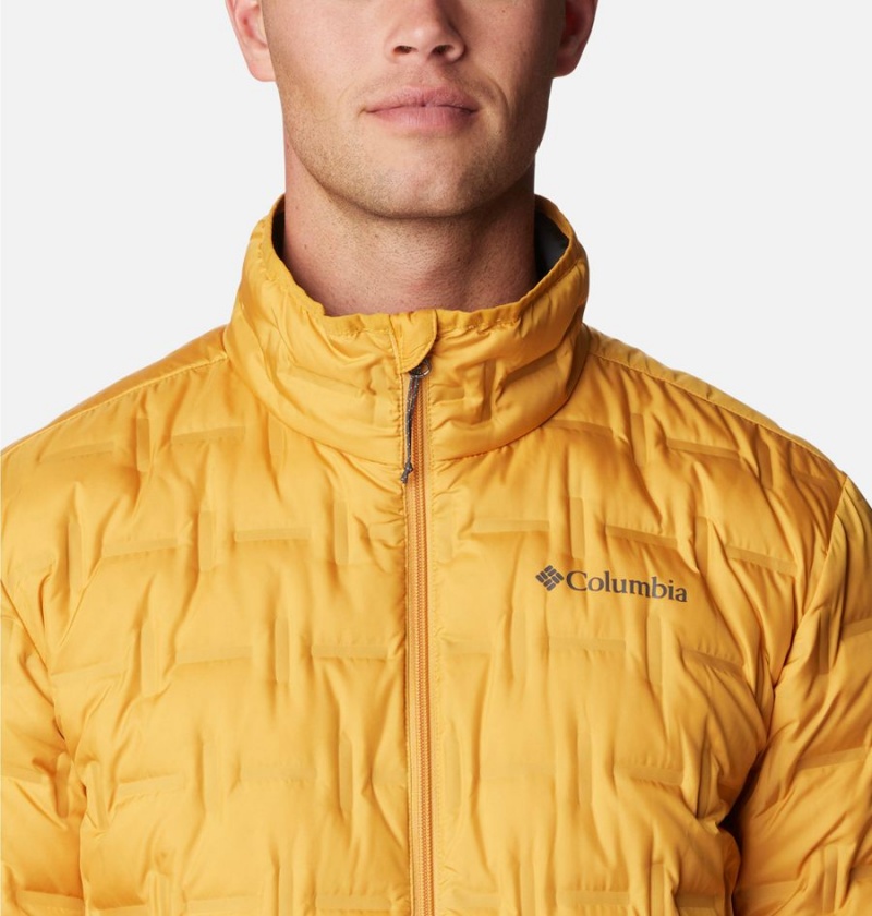 Yellow Men's Columbia Delta Ridge Insulated Puffer Jacket | EVSYC-5241