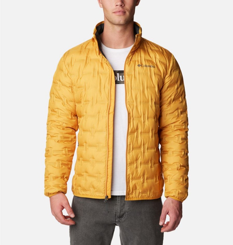 Yellow Men's Columbia Delta Ridge Insulated Puffer Jacket | EVSYC-5241