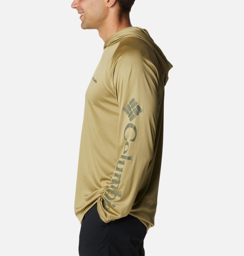 Yellow Men's Columbia Fork Stream Hoodie | EIQUJ-5487