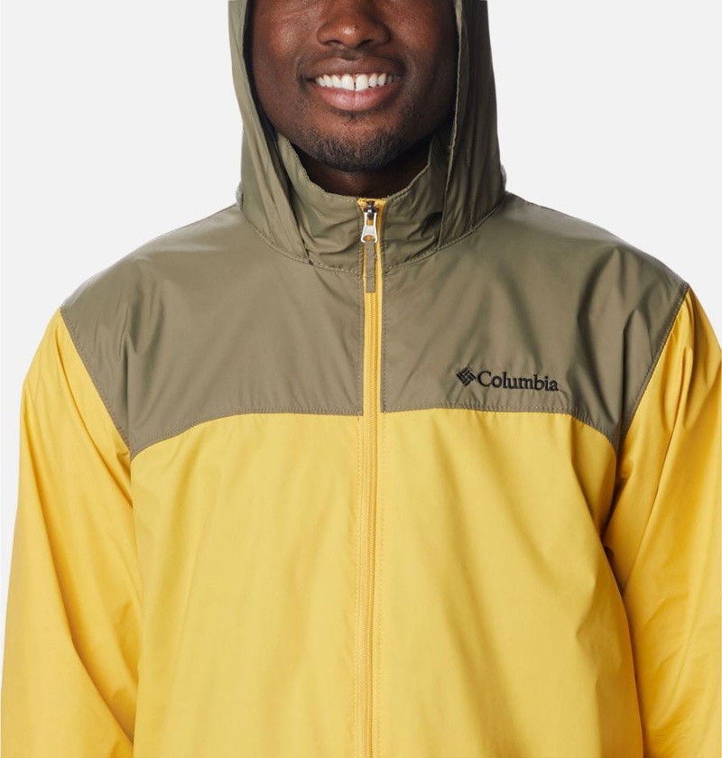 Yellow Men's Columbia Glennaker Lake Rain Jacket | YGSFI-4620