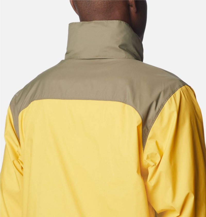 Yellow Men's Columbia Glennaker Lake Rain Jacket | YGSFI-4620