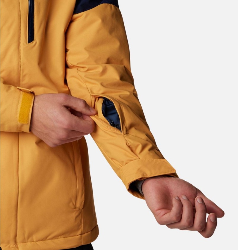 Yellow Men's Columbia Last Tracks Insulated Ski Jacket | KXSFB-9730