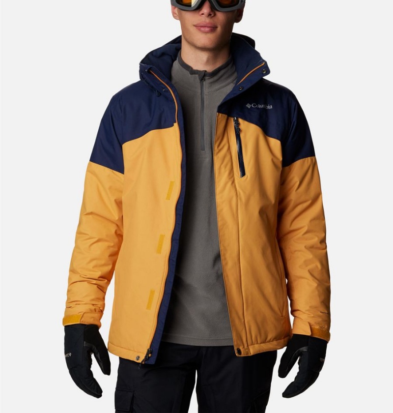 Yellow Men's Columbia Last Tracks Insulated Ski Jacket | KXSFB-9730