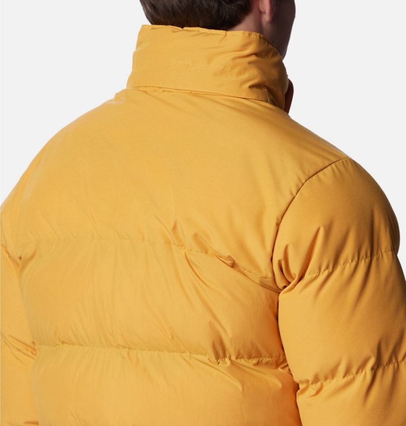 Yellow Men's Columbia Marquam Peak Fusion Insulated Puffer Jacket | JXUYA-0684