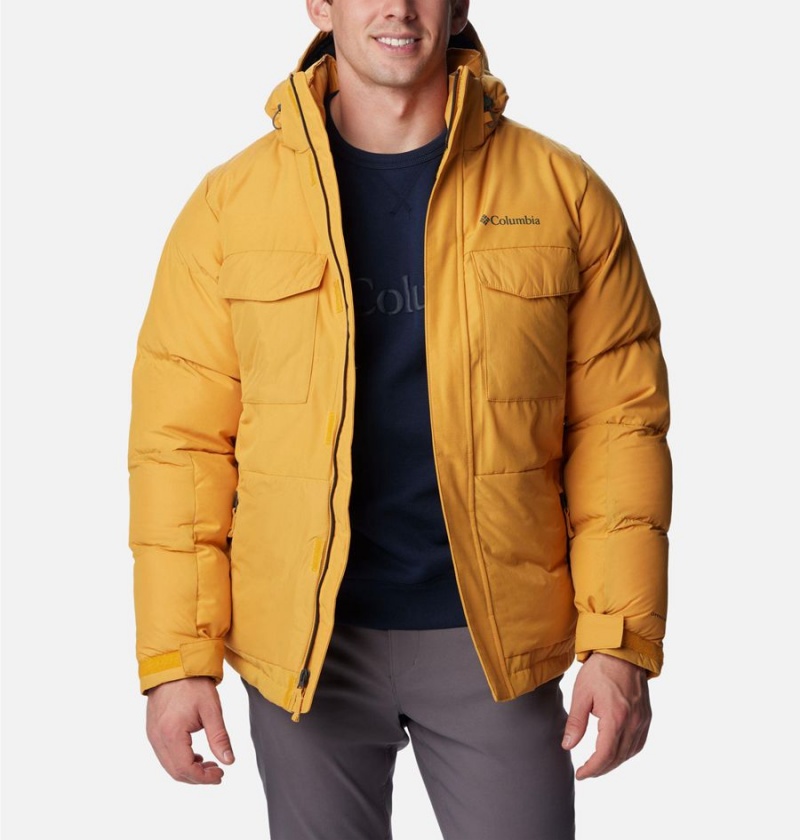 Yellow Men's Columbia Marquam Peak Fusion Insulated Puffer Jacket | JXUYA-0684