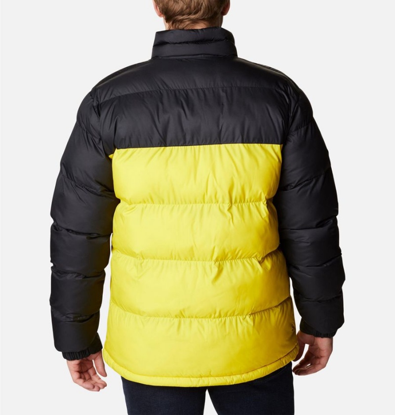 Yellow Men's Columbia Pike Lake Insulated Puffer Jacket | NVXHU-9683