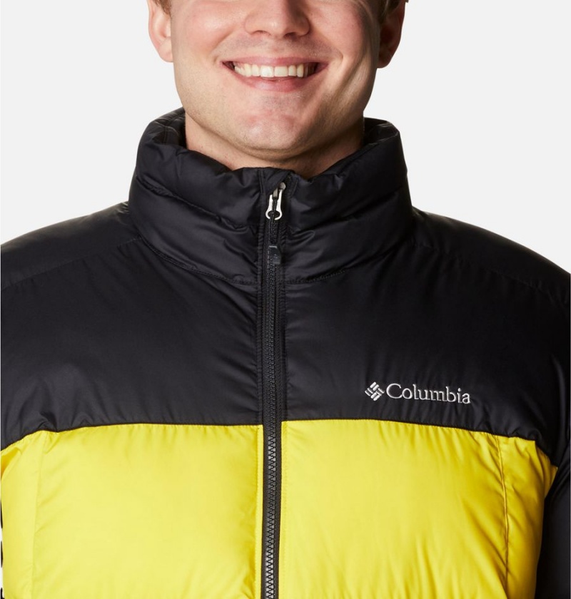 Yellow Men's Columbia Pike Lake Insulated Puffer Jacket | NVXHU-9683