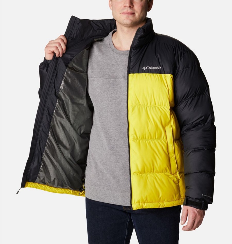 Yellow Men's Columbia Pike Lake Insulated Puffer Jacket | NVXHU-9683