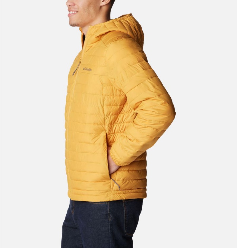 Yellow Men's Columbia Silver Falls Hooded Insulated Puffer Jacket | WIZUR-0174