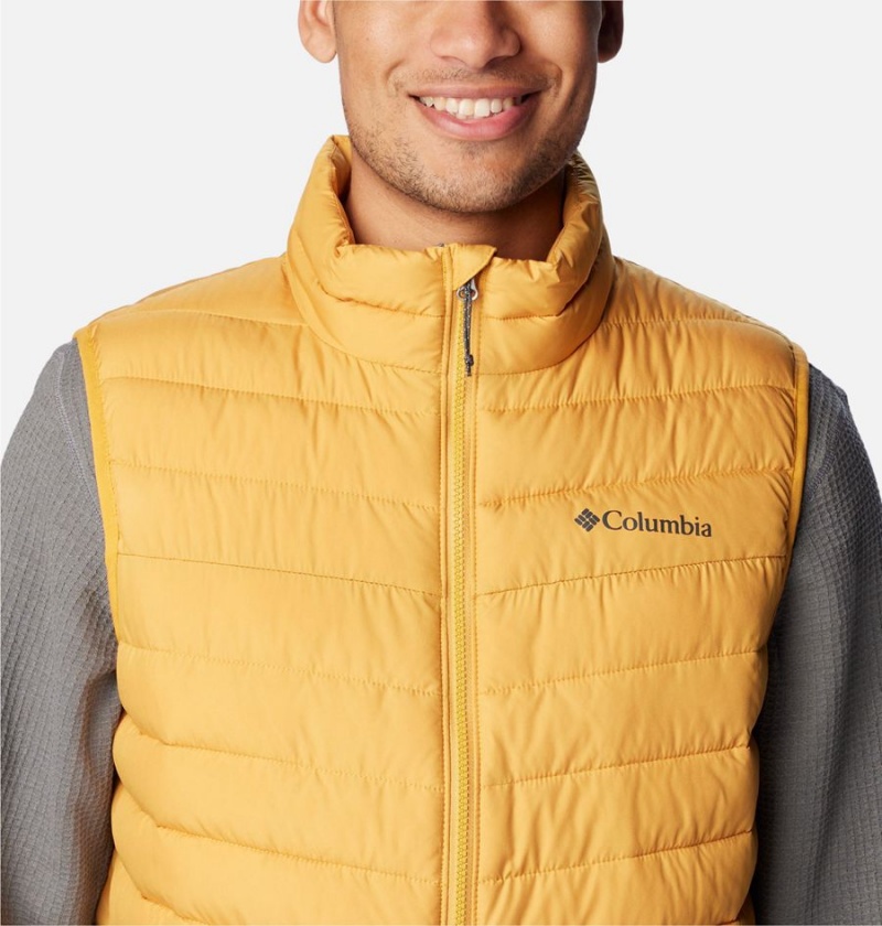 Yellow Men's Columbia Slope Edge Vest | WRKVS-5260