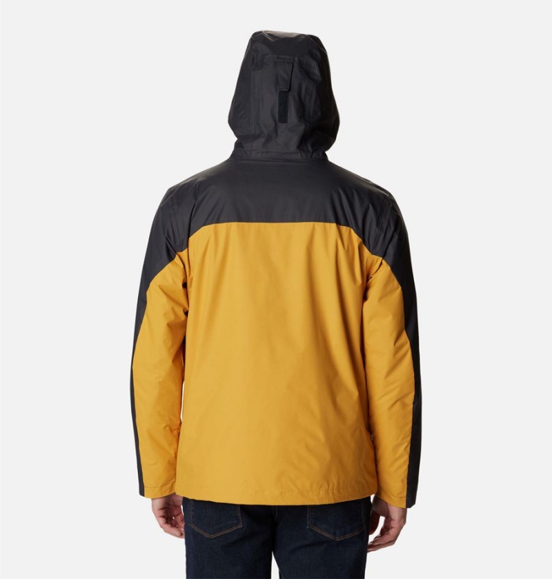 Yellow Men's Columbia Tunnel Falls Interchange 3 In 1 Jackets | NFDYE-3157