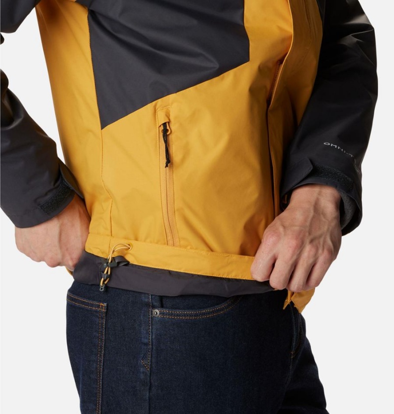 Yellow Men's Columbia Tunnel Falls Interchange 3 In 1 Jackets | NFDYE-3157